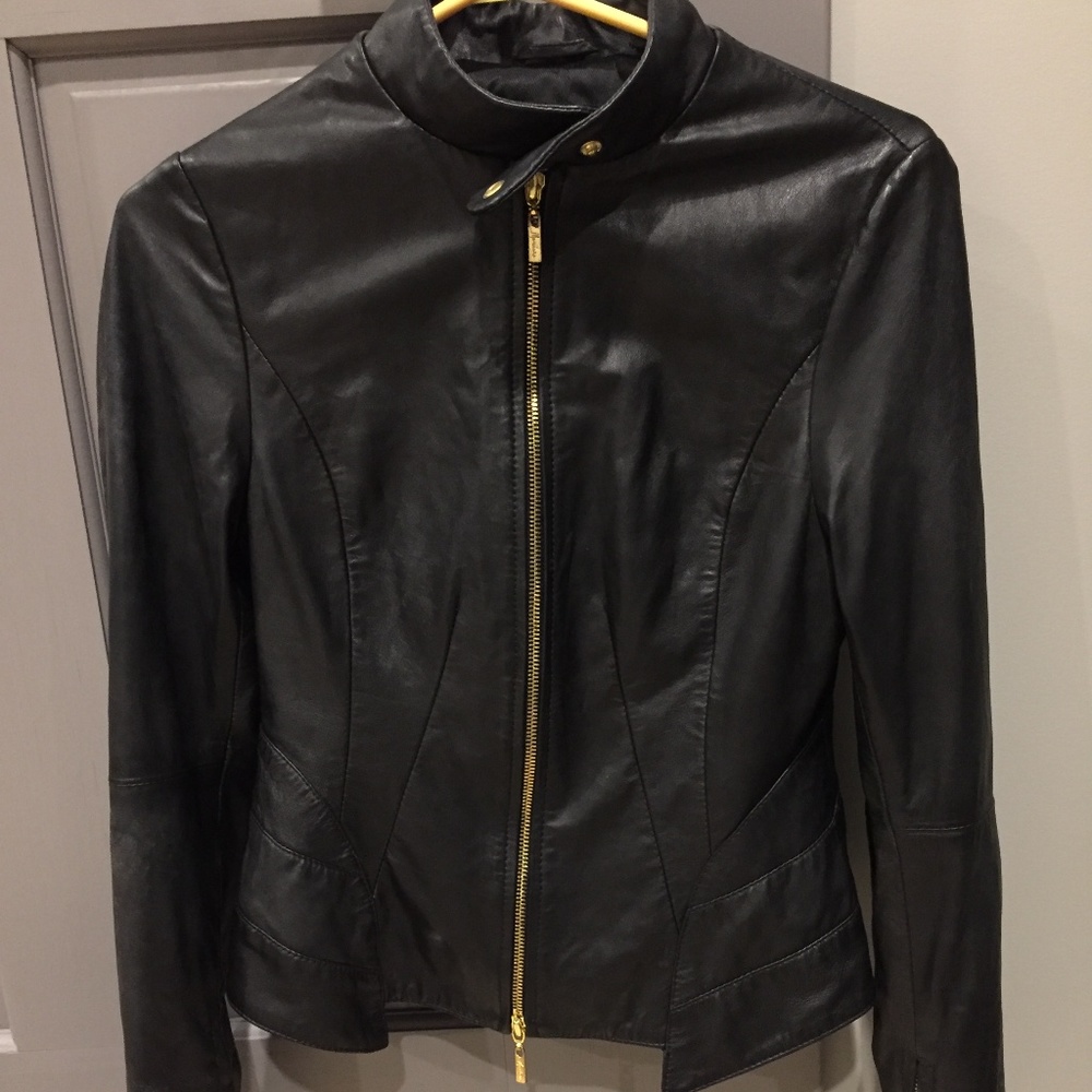 Guess by Marciano Genuine Leather Jacket (Size: S)